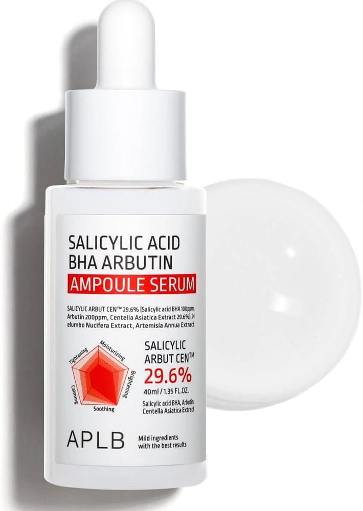 APLB Salicylic Acid BHA Arbutin Ampoule Serum - hydratační a rozjasňující pleťové sérum, 40ml