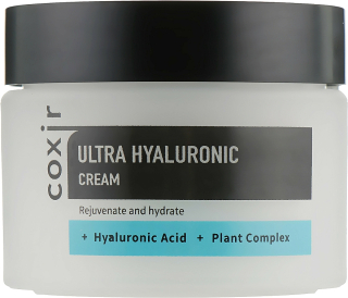 COXIR Ultra Hyaluronic Cream - hydratační pleťový krém s kyselinou hyaluronovou, 50ml