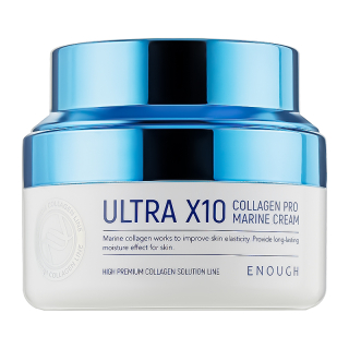 ENOUGH Ultra X10 Collagen Pro Marine Cream - hydratační pleťový krém s mořským kolagenem, 50ml