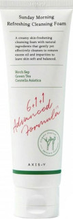 AXIS-Y Sunday Morning Refreshing Cleansing Foam - hydratační čistící pleťová pěna, 120ml