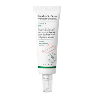AXIS-Y Complete No-Stress Physical Sunscreen SPF 50+ - opalovací krém s minerálními filtry, 50ml